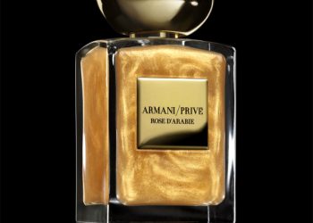 Armani lança perfume com partículas de ouro na sua composição