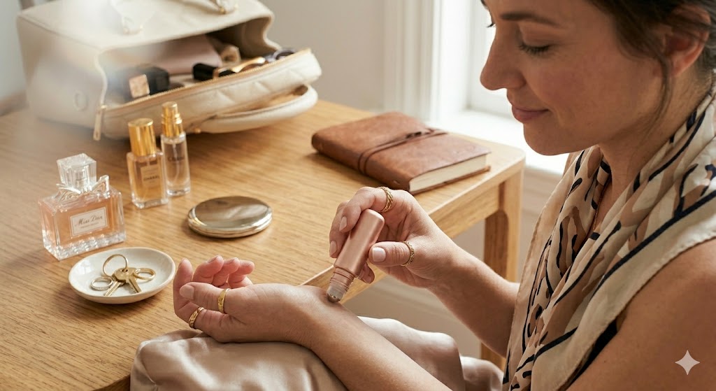 Perfumes em Roll-On e Minis: Os Melhores Aliados para Trazer na Carteira em Produtos Profissionais perfumes em roll-on